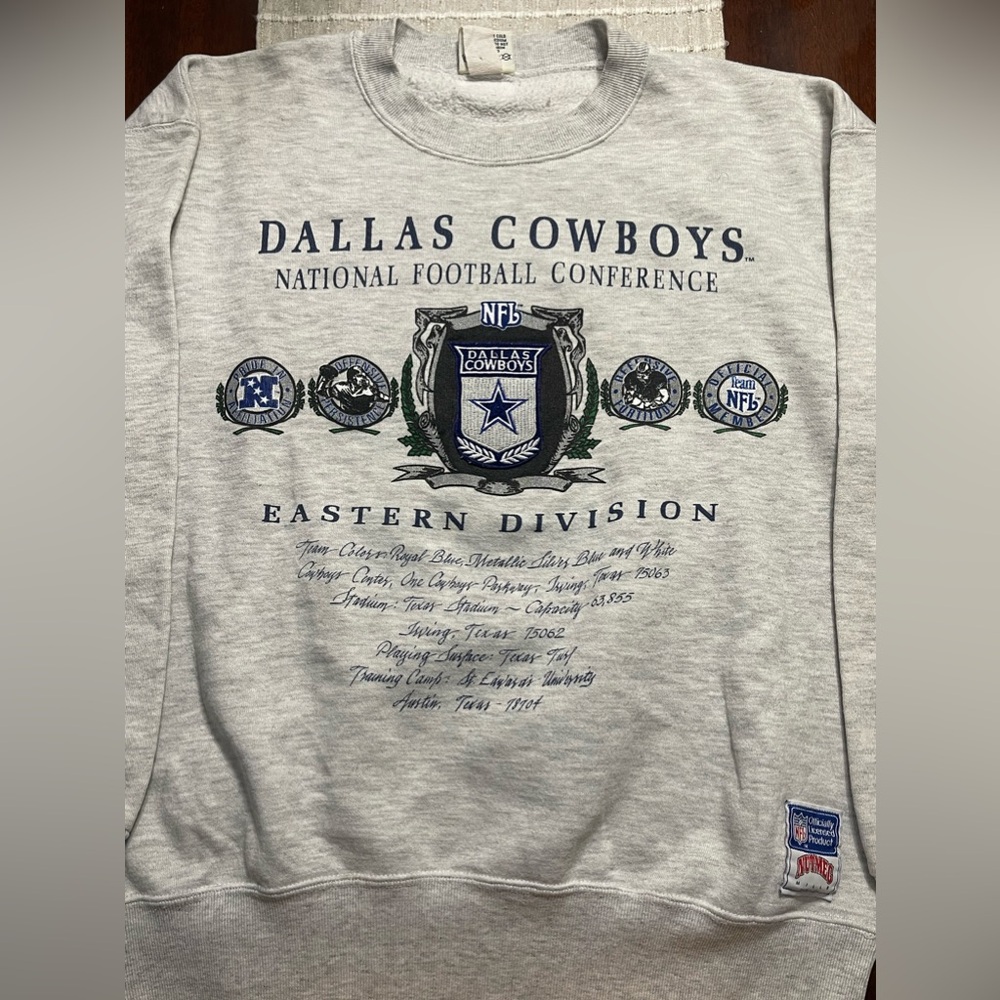 NLF Dallas Cowboys Vintage Sweatshirt size L